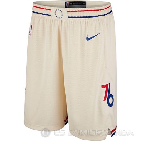 Pantalone Philadelphia 76ers Ciudad 2017-18 Amarillo - Haga un click en la imagen para cerrar